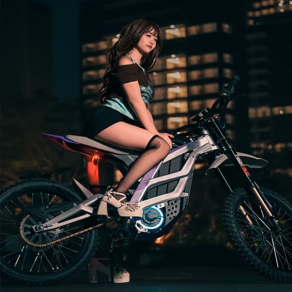 79BIKE Falcon Pro sähköinen maastopyörä, 10000W moottori, 35AH akku, 90KM/H, sähköinen maamoottoripyörä NFC-toiminnolla