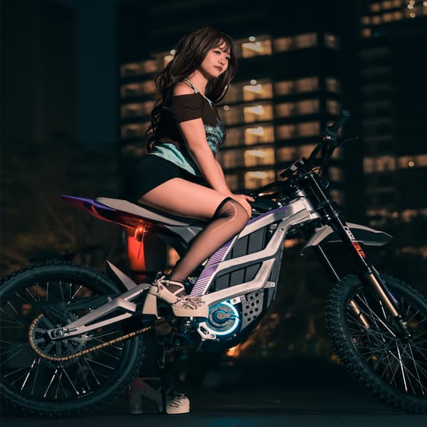 79BIKE Falcon Pro sähköinen maastopyörä, 10000W moottori, 35AH akku, 90KM/H, sähköinen maamoottoripyörä NFC-toiminnolla
