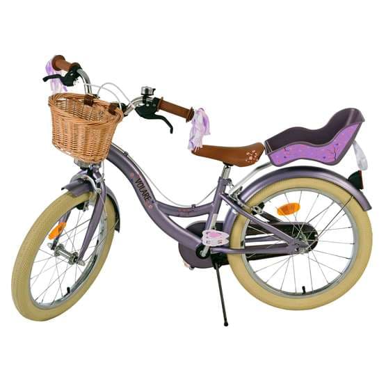 Børnecykel Volare - Blossom 18 Tommer Lilla - Håndbremse