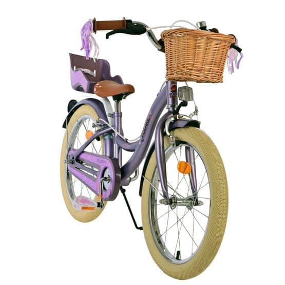Børnecykel Volare - Blossom 18 Tommer Lilla - Håndbremse