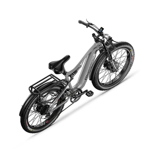 Mountain elcykel Shengmilo S600 2000W Motor Elcykler  48V 17.5AH Samsung batteri 26 tommer bred dæk elcykel - grå