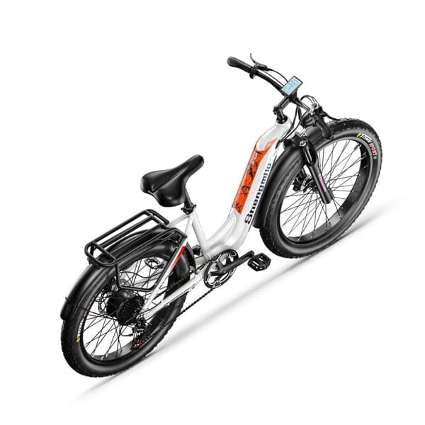 MX06 elcykel 1000W motor 48V 17.5AH aftageligt batteri elcykel 26 tommer bredt dæk SHIMANO 7 gear elektrisk mountainbike 90 km udholdenhed