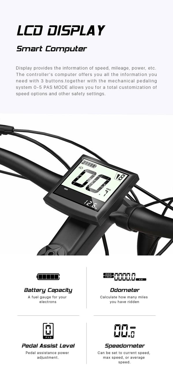 CYSUM-M520 sähköpyörä, 48V 14AH LG-akku, 500W moottori, 29 * 2.35 integroidut pyörät, 65-85KM kantama, 40KM / h suurin nopeus