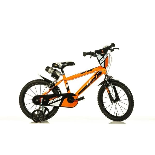 Barncykel - DinoBikes - R88 - 14 tum - Orange - Fram- och bakbromsar