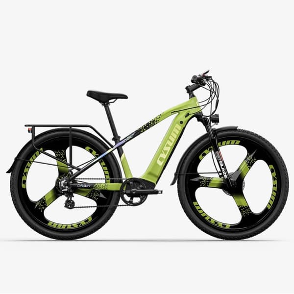 CYSUM-M520 Elcykel, 48V 14AH LG batteri, 500W motor, 29*2,35 Integrerade hjul, 65-85KM Räckvidd, 40KM/H Maxhastighet