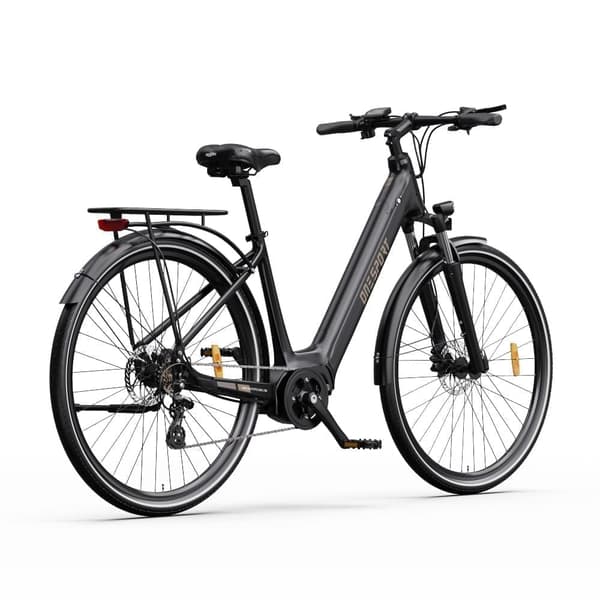 OneSport OT07 sähköpyörä, 250W Bafang-moottori, 36V 10.4Ah akku, suurin nopeus 25km / h, kantama 70-90km, Shimano 7-vaihteinen, musta