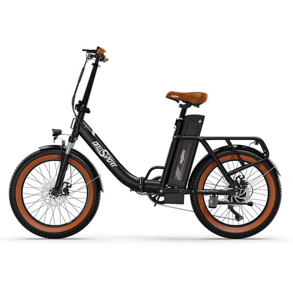 OneSport OT16-2 taitettava sähköpyörä 20 ", 250 W moottori, 48V 17Ah akku, suurin nopeus 25 km, kantama 60-120 km, Shimano 7-vaihteinen