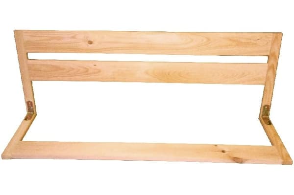 Ympäristöystävällinen taitettava mäntyinen sängynreunasuojan lasten, 149x30x40 cm, EU-valmistettu