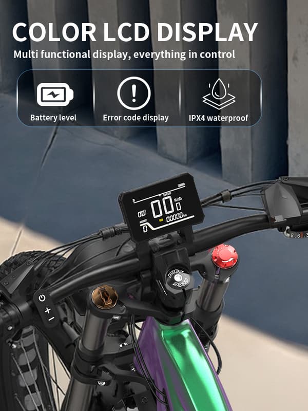 DUOTTS E26 sähköpyörä 26", 750W moottori, 48V20AH akku, kantama 40-120km, täysin asennettu, älykäs sovellus