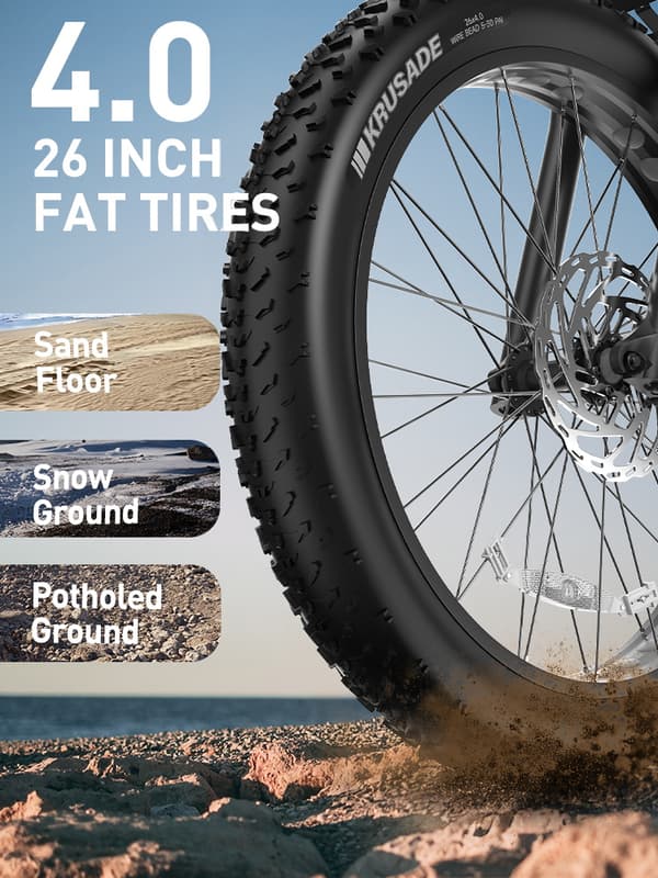 DUOTTS E26 sähköpyörä 26", 750W moottori, 48V20AH akku, kantama 40-120km, täysin asennettu, älykäs sovellus