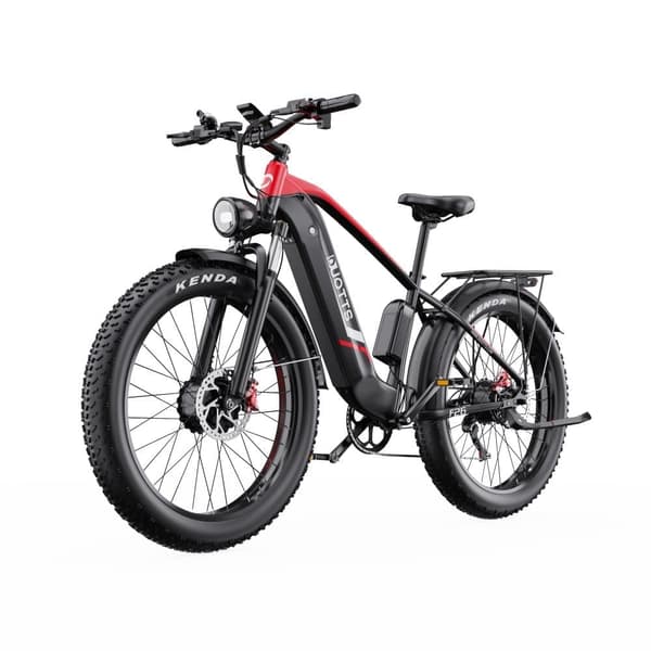 DUOTTS F26 elektrisk cykel 26 ", 750W * 2 dubbla motorer, 48V20AH batteri, maximal hastighet 55 km, räckvidd 40-120 km, Shimano 7-växlad, tre körlägen Svart