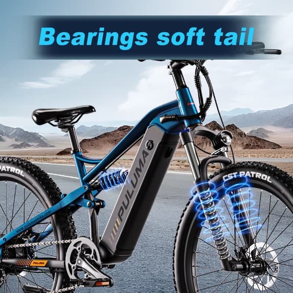 Aikuisten sähköpyörä 48V 20AH akku, 60-180KM tyylinen maastopyörä, 27.5" rasvarengas työmatka maastossa Mountain Snow Ebike 45KM / h Suurin nopeus