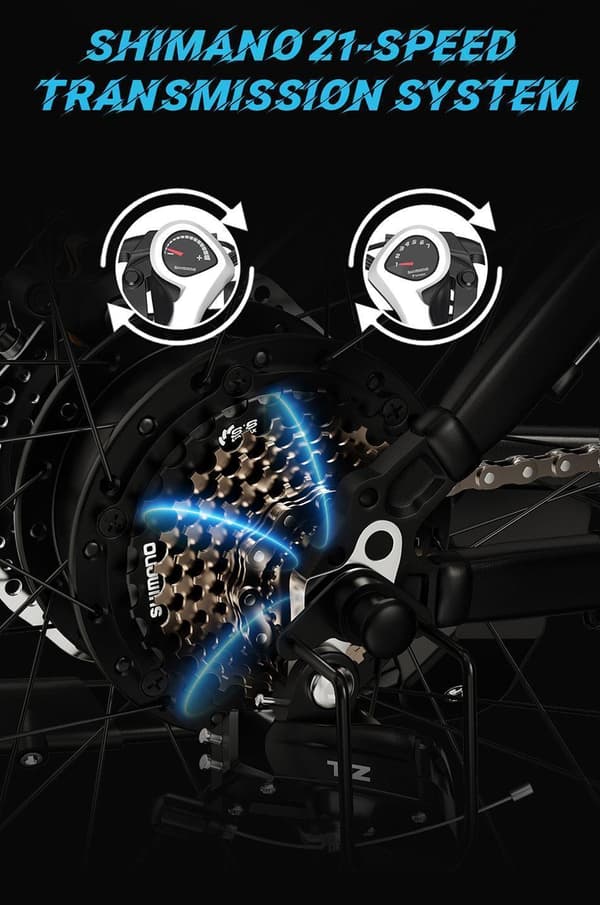DUOTTS C29 Elcykel 750W Motor ebike 48V 2*15AH Dubbelbatteri upp till 50-100KM Räckvidd Aluminiumlegering Lättvikt Ebike