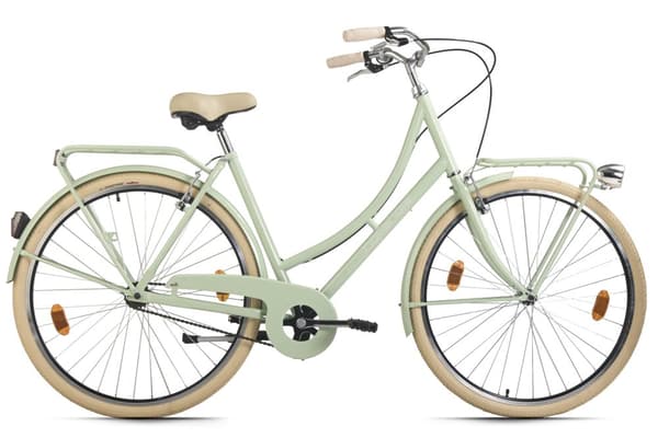Hollandsk damecykel 28" Feelgood singlespeed RH 53 cm Hollandia Grøn