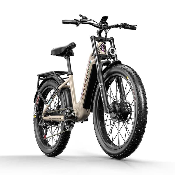 Shengmilo Sähköpyörä 2*1000W Tehokas moottori SHIMANO 7-nopeuksiset polkupyörät 48V17.5AH Samsungin akulla alumiinirunkoisella sähköisellä maastopyörä
