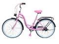Miniatyrbild 2 av 2: Viking Choice Rosa Flickcykel - Stilfull & Bekväm 26 Tums Tonårscykel