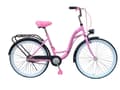 Miniatyrbild 1 av 2: Viking Choice Rosa Flickcykel - Stilfull & Bekväm 26 Tums Tonårscykel