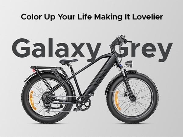 ENGWE E26 Elcykel 26" *4.0" Fat Tire E-Bike, 48V 16Ah avtagbart Li-batteri, Räckvidd 87Miles 45KM/H Pendling Mountain Ebike