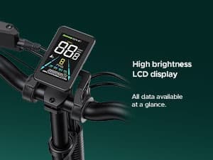 Elektrisk cykel foldbar eBike til voksne, 52V 16AH batteri Op til 32 km/t 110 km lang rækkevidde