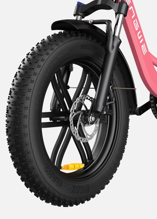 ENGWE L20 250W elcykel för kvinnor 20''×4.0" Fat Tire elcykel 13Ah batteri 140km&25km/h för stadspendlare, dubbelfjädring