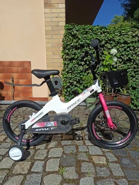 SKYS børnecykel fra 3 til 9 år 14/16/18 tommer pink