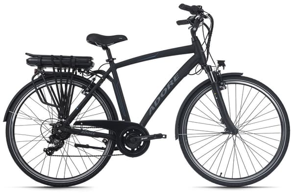 E-cykel 28'' Adore Herre Versailles sort 250 Watt Li-Ion 36V/10,4 Ah 113E