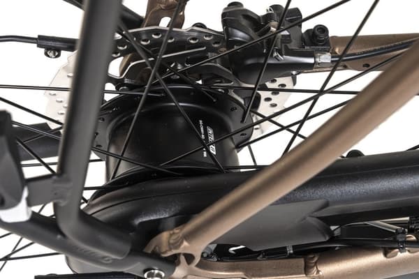 ADORE E-Citybike 27,5« citybike i aluminium CX-290 mellemmotor 60NM / 15Ah bronze mat