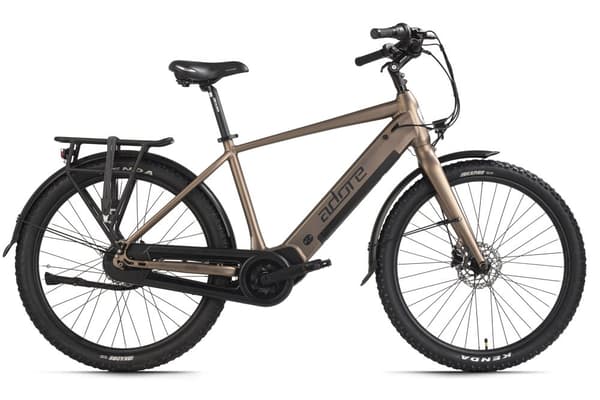 ADORE E-Citybike 27,5« citybike i aluminium CX-290 mellemmotor 60NM / 15Ah bronze mat
