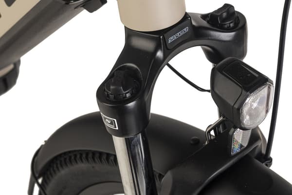 ADORE E-SUV 27,5« trekkingcykel i aluminium STX-600 mellemmotor 60NM / 15Ah Desert Sand matt