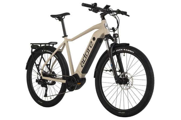 ADORE E-SUV 27,5« trekkingcykel i aluminium STX-600 mellemmotor 60NM / 15Ah Desert Sand matt