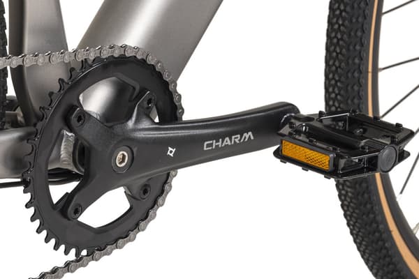 ADORE e-city bike 28« aluminiumsbycykel UBR-770 bagmotor 30NM / 10Ah stålgrå mat