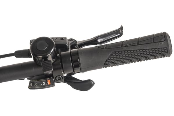 ADORE e-city bike 28« aluminiumsbycykel UBR-770 bagmotor 30NM / 10Ah stålgrå mat