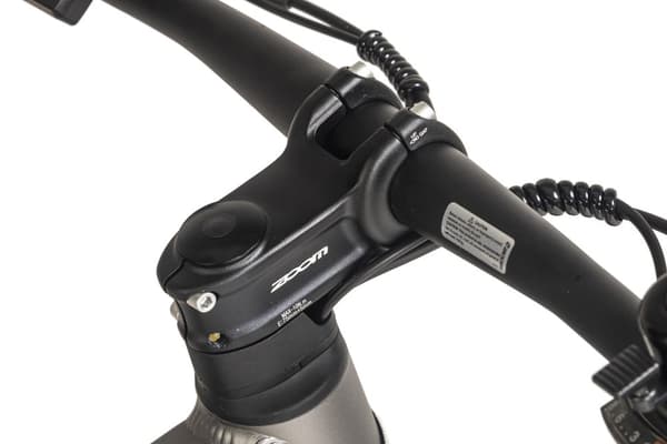 ADORE e-city bike 28« aluminiumsbycykel UBR-770 bagmotor 30NM / 10Ah stålgrå mat