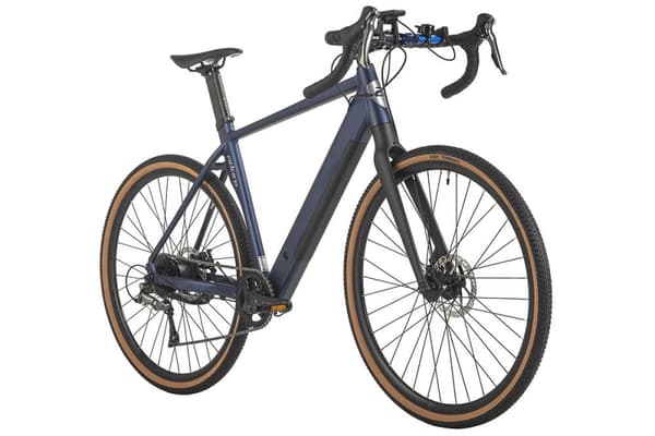 ADORE E-gravelcykel 28« aluminium gravel touring cykel GTR-770 bagmotor 30NM / 10Ah mørkeblå mat
