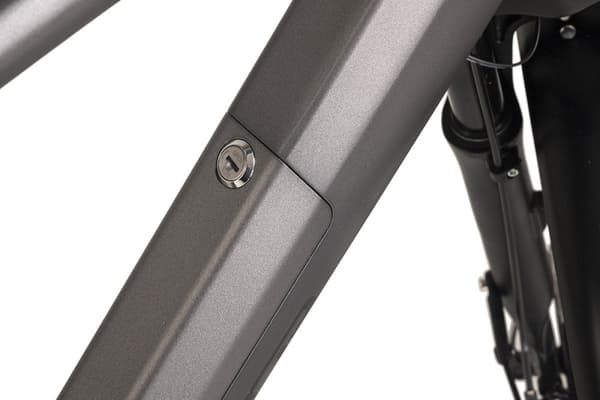 ADORE E-Citybike 28« aluminiumsbycykel CV-190 bagmotor 45NM / 12,8Ah antracit mat