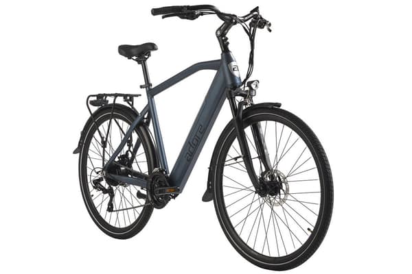 ADORE E-Trekkingcykel 28« Aluminium trekking e-bike ATR-190 bagmotor 50NM / 12.8Ah mørkeblå mat