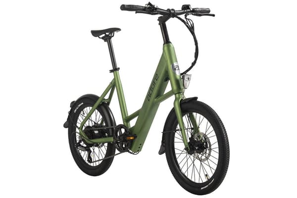 ADORE E-Citybike 20« kompakt aluminiumscykel C-200 Compact Bike bagmotor 45NM / 10,4Ah metallic grøn mat