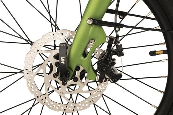 ADORE E-Citybike 20« kompakt aluminiumscykel C-200 Compact Bike bagmotor 45NM / 10,4Ah metallic grøn mat