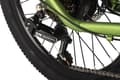 Miniatyrbillede 11 af 11: ADORE E-Citybike 20« kompakt aluminiumscykel C-200 Compact Bike bagmotor 45NM / 10,4Ah metallic grøn mat
