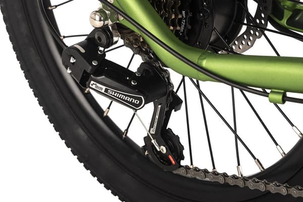 ADORE E-Citybike 20« kompakt aluminiumscykel C-200 Compact Bike bagmotor 45NM / 10,4Ah metallic grøn mat