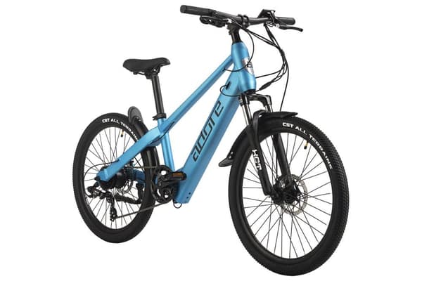 ADORE elcykel til børn 24« aluminium børnebycykel KS-240 bagmotor 30NM / 10.4Ah isblå mat