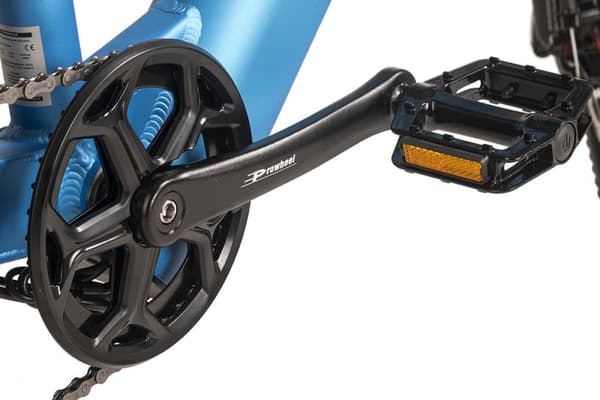 ADORE elcykel til børn 24« aluminium børnebycykel KS-240 bagmotor 30NM / 10.4Ah isblå mat