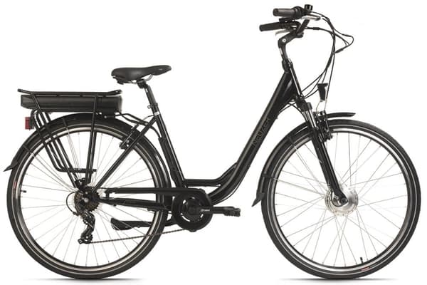 E-citybike til kvinder 28'' Lido e-bike 7 gear 250W 36V/13 Ah Sort