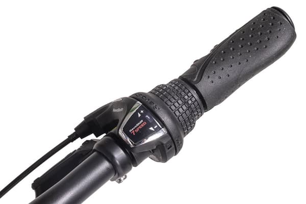 Aluminium e-citybike til mænd Hollandia Mantova 28'' e-bike grå 250 Watt Li-Ion 36V/10,4 Ah 7 gear
