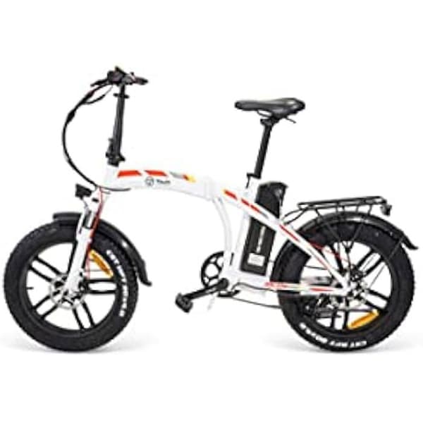 YOUIN Dubai hopfällbar elcykel - 20 x 4,0 Fat Wheels - Räckvidd upp till 45 km