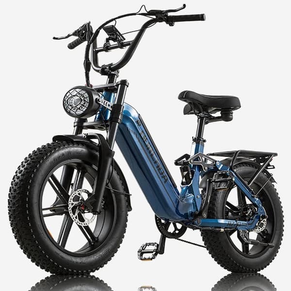 BURCHDA AZ20 sähköpyörä, 1000W moottori, 20AH akku, 20x4.0" rengas, 25-45KM/H