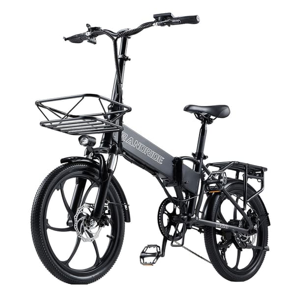 RANDRIDE YA20 elcykel, 500W motor, 12,8Ah batteri, 20*1,95'' dæk, foldbar