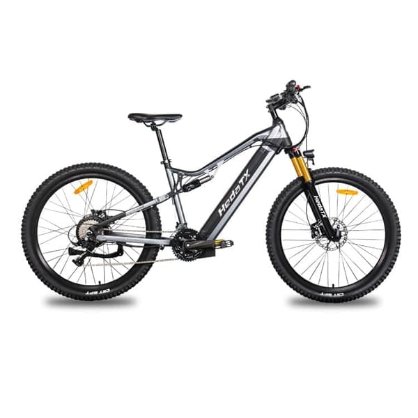 Hedatx TX19 27,5" elcykel 1000W børsteløs motor, 48V 19,2Ah batteri, Shimano hydrauliske bremser og 45 km / t – Premium terrængående cykel