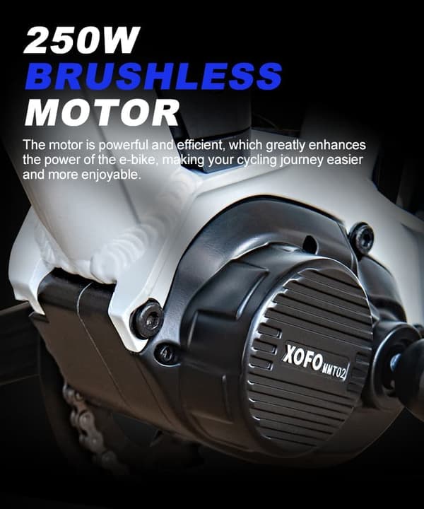 Hedatx TX520 27,5" elcykel med 250W mellemdrevsmotor, 48V 13Ah batteri, SHIMANO hydrauliske bremser og 45 km/t hastighed