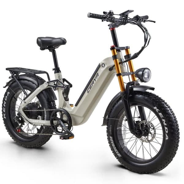 CEAYA A20PRO 1000W Peak elcykel - 45 km/h hastighet, 48V 20Ah löstagbart batteri, hydrauliska bromsar, terräng elcykel för vuxna